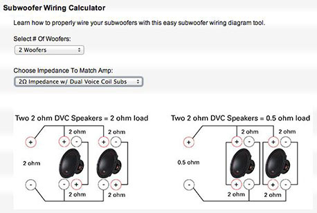 matching amp to subwoofer calculator